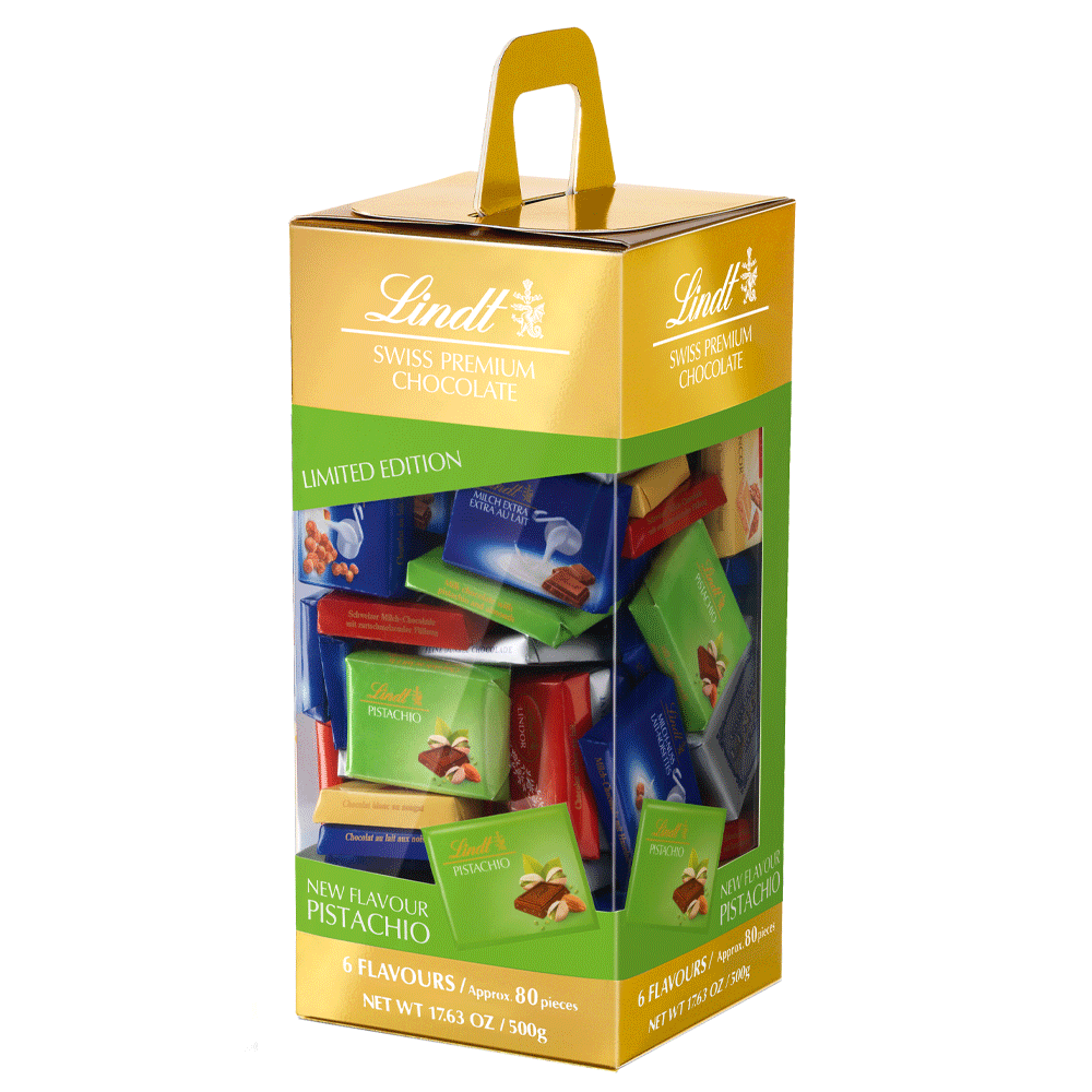 Lindt Swiss Premium Chocolate Pistachio 500g