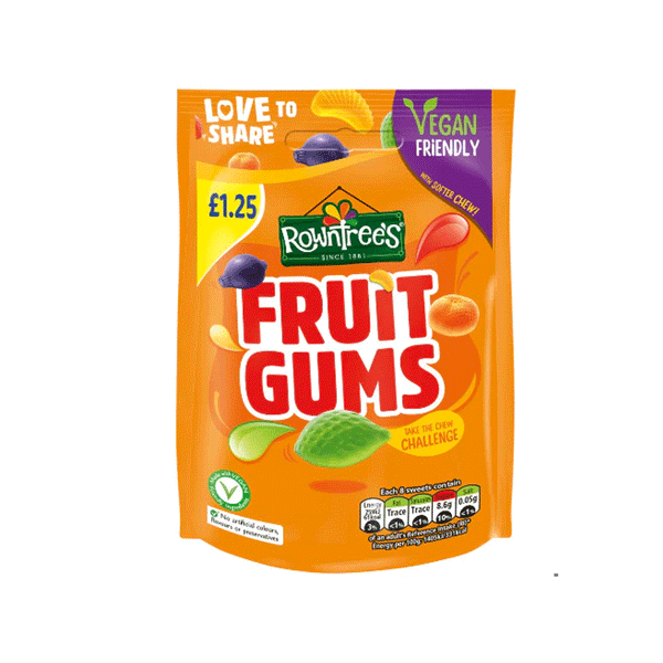 Rowntrees Fruit Gums 150g - Snapcart.pk