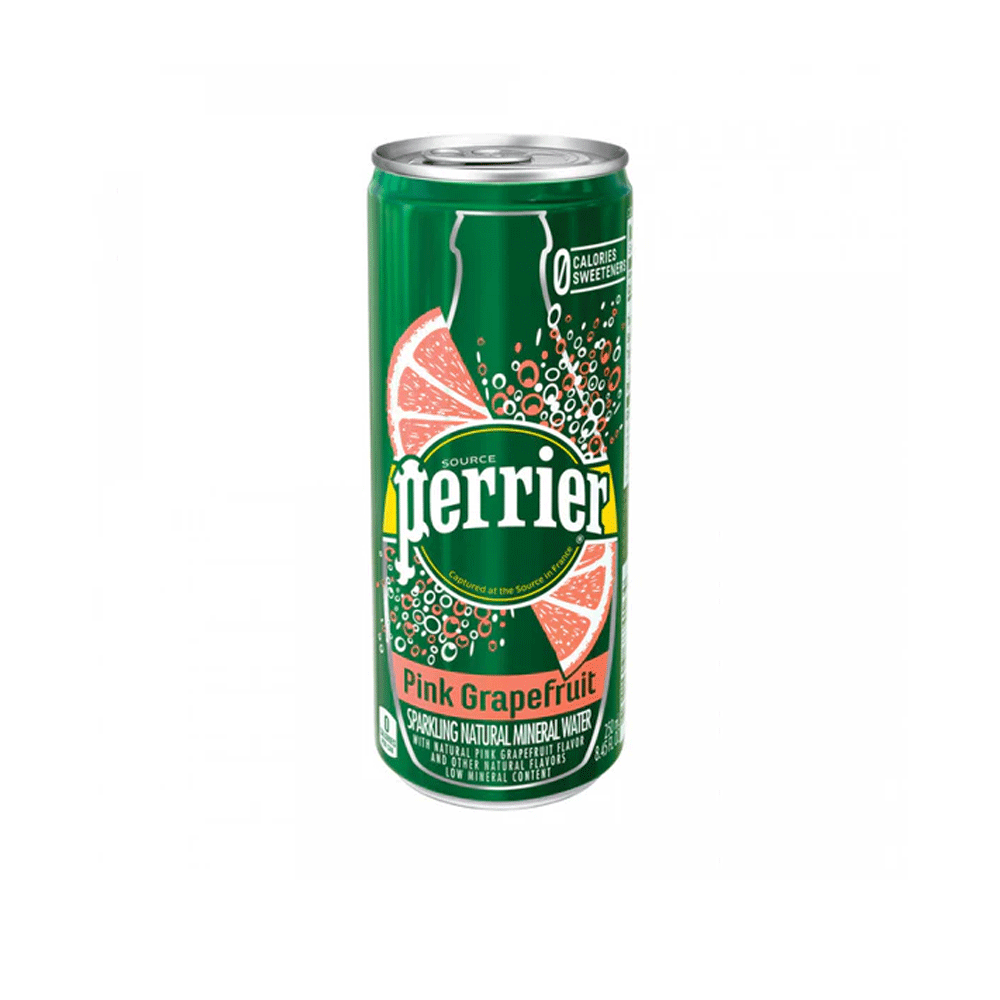 Perrier Source Pink Grapefruit Falvor Can 250ml - Snapcart.pk