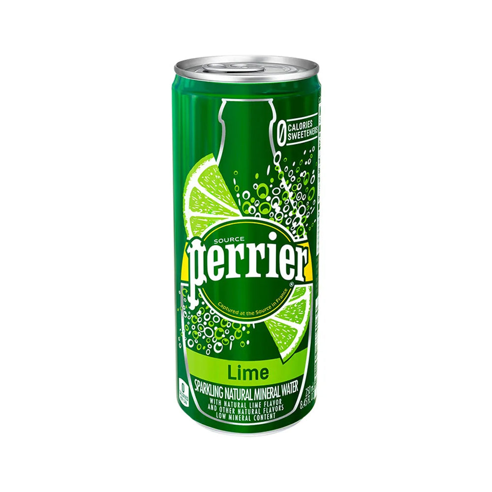 Perrier Source Lime Flavor Can 250ml - Snapcart.pk