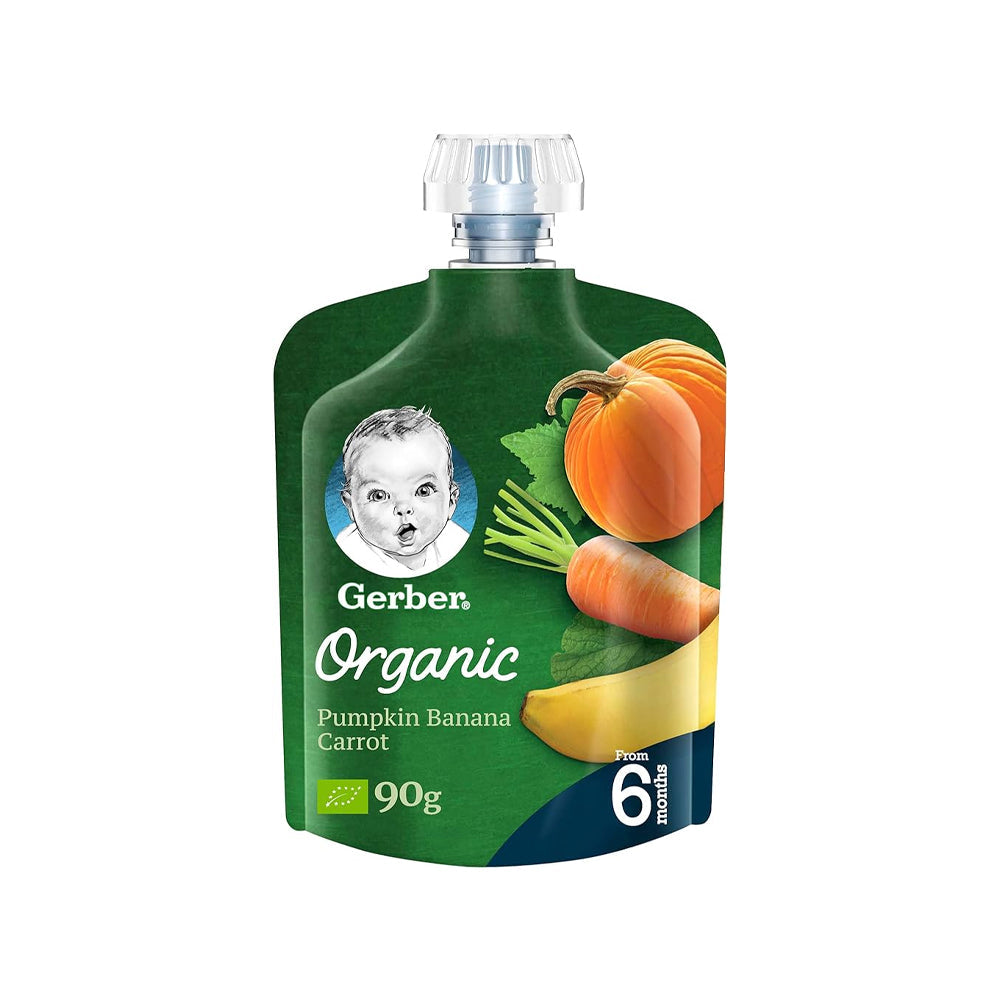 Gerber Pumpkin & Banana Baby Food 90g - Snapcart.pk