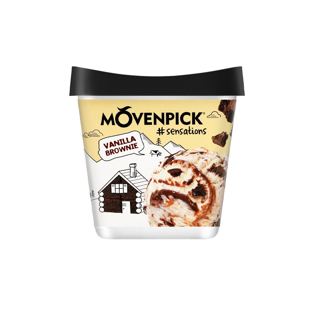 Moven N Pick Vanilla Browinie Tub 500ml - Snapcart.pk
