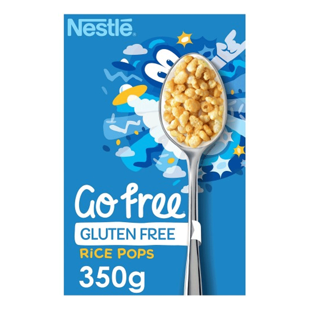 Nestle Go Free Gluten Free Rice Pops Cereal 350g