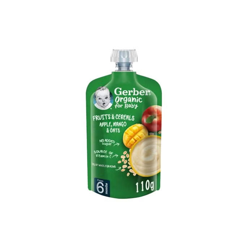 Gerber Porridge Apple Mango & Oats, 110g - Snapcart.pk
