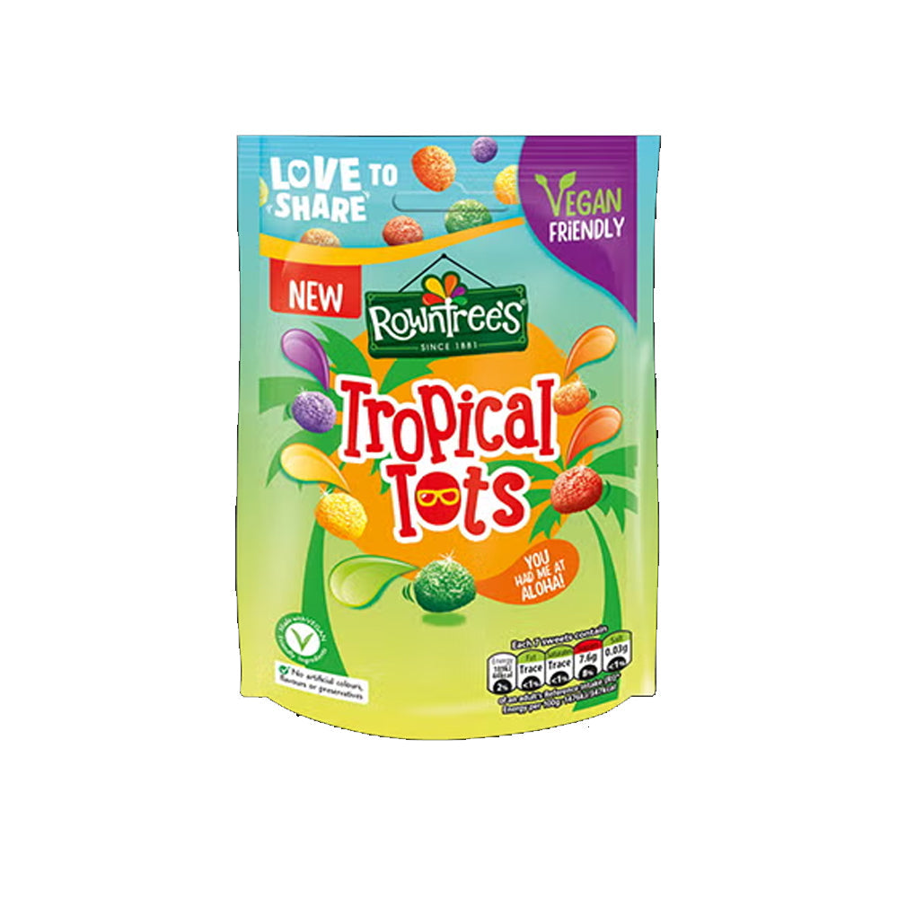 Rowntrees Tropical Tots Candies 140g - Snapcart.pk
