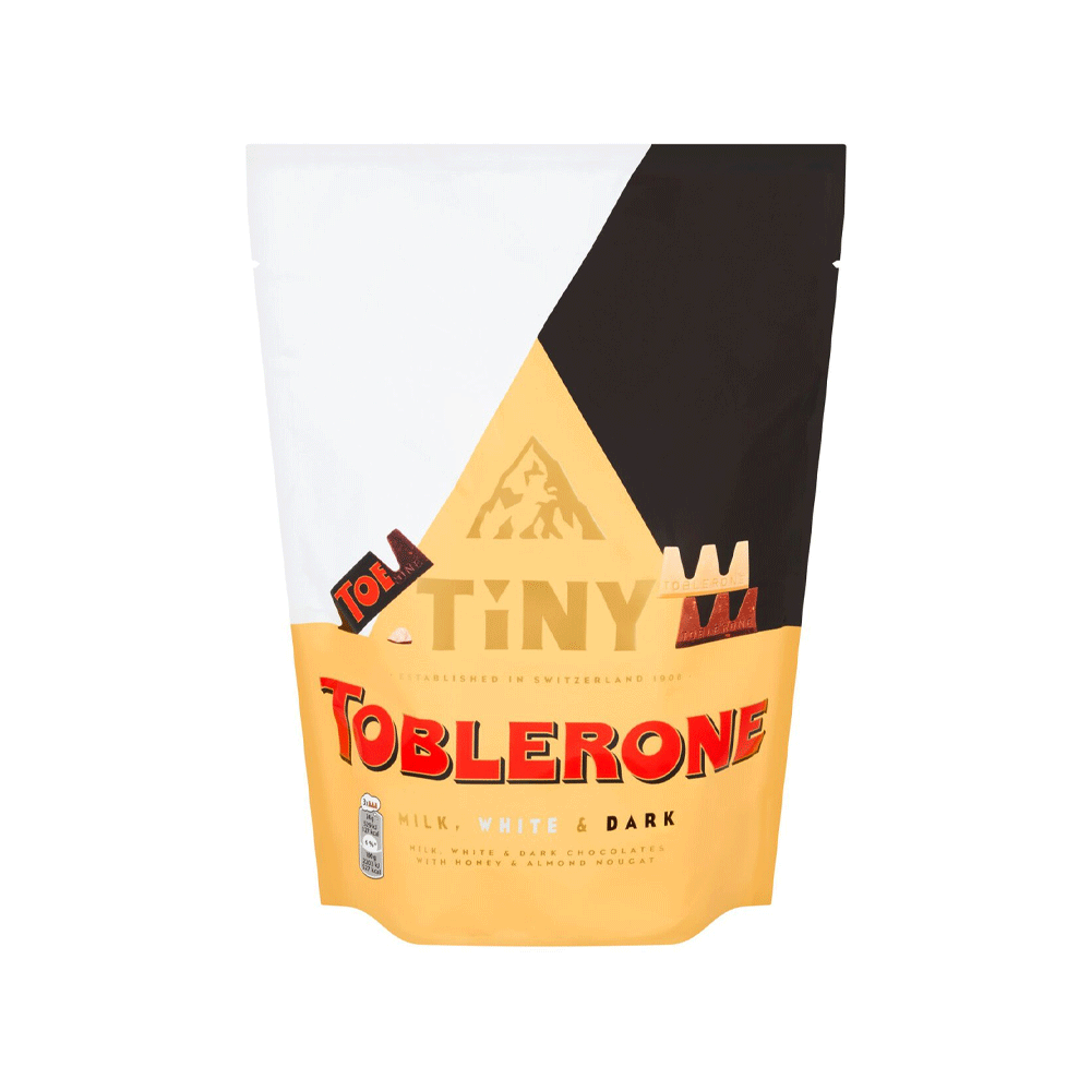 Toblerone Tiny Chocolate Pouch 280g - Snapcart.pk