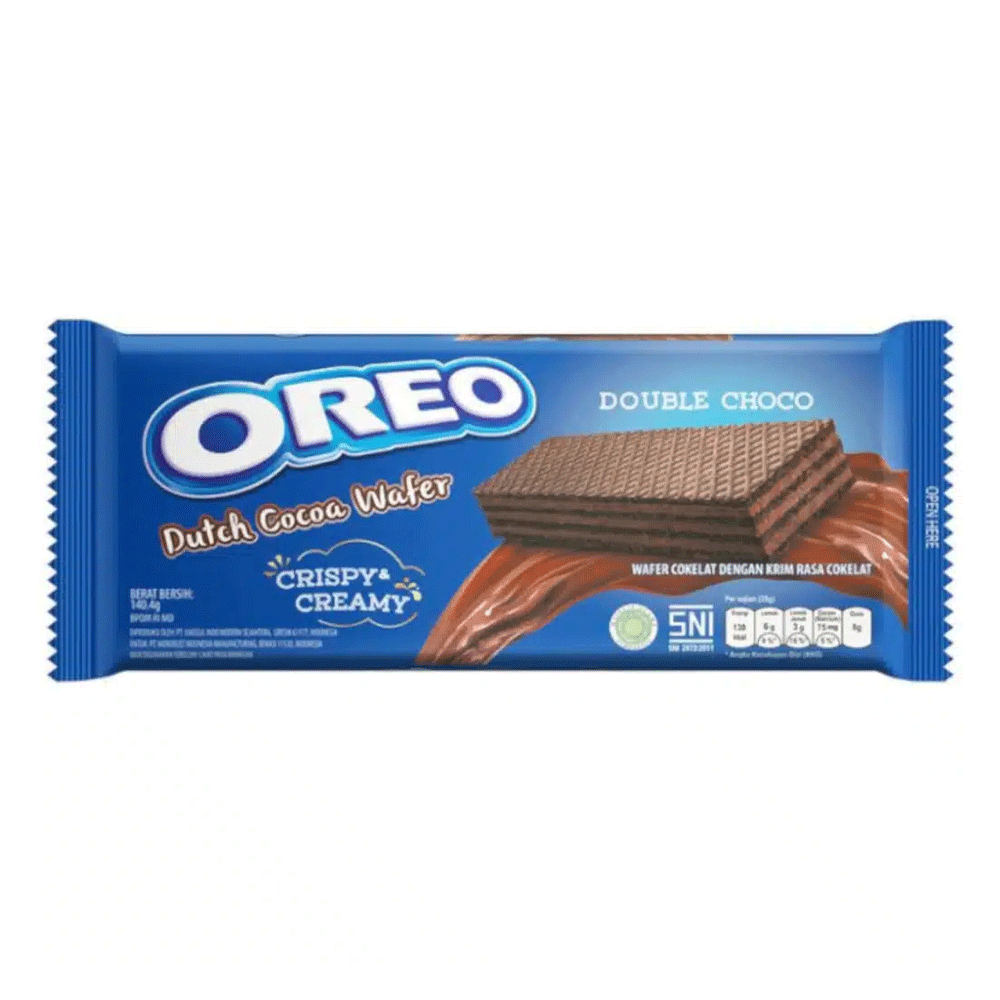 Oreo Double Choco Dutch Cocoa Wafer 117g