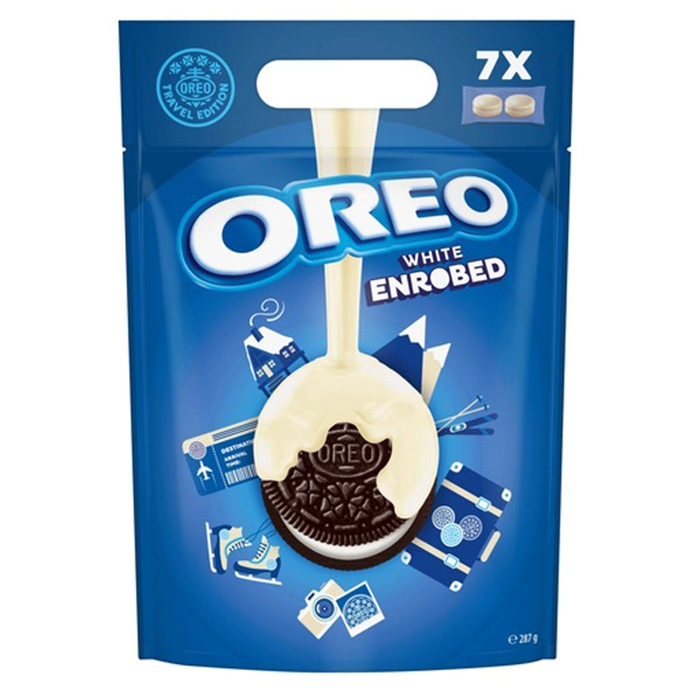 Oreo White Enrobed Biscuits 287g - Snapcart.pk