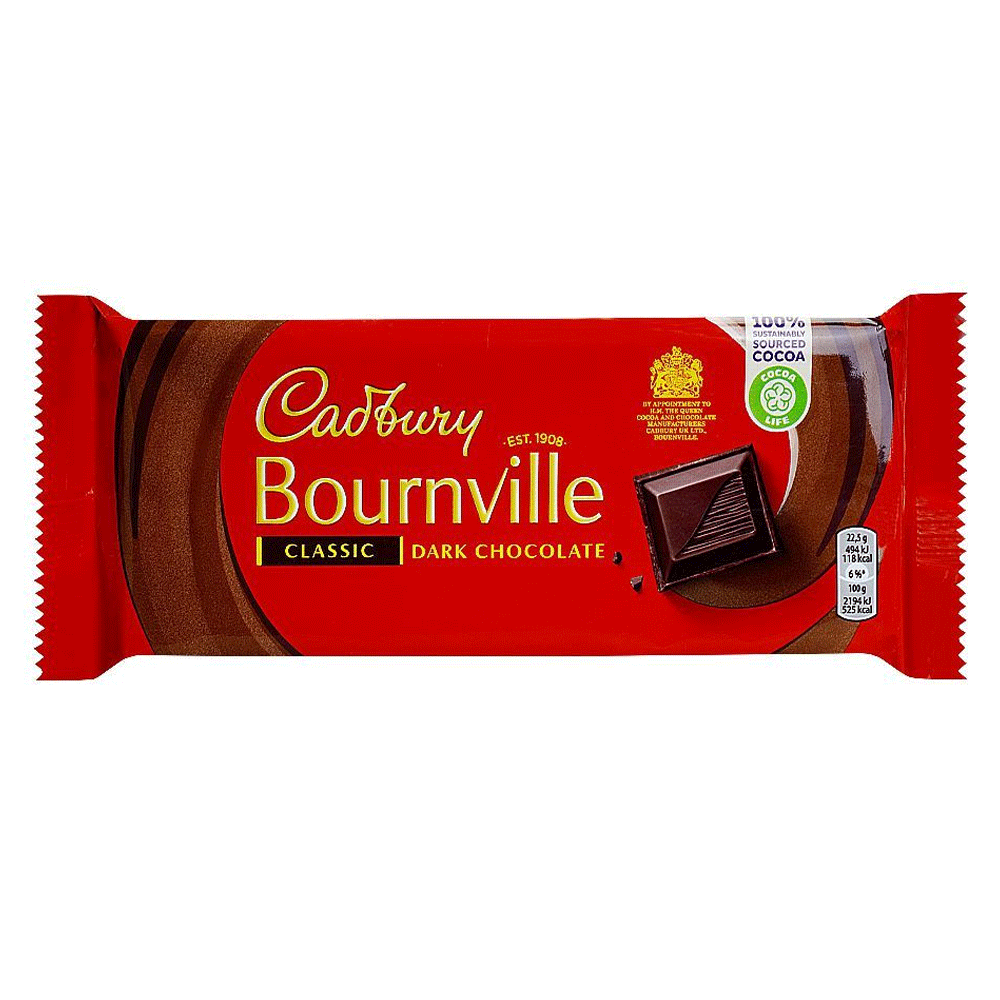 Cadbury Bournville Bar 180g - Snapcart.pk