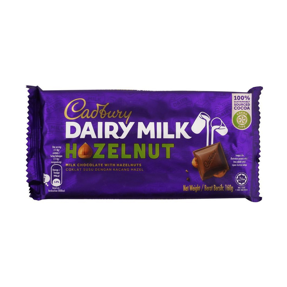 Cadbury Dairy Milk Hazelnut Chocolate 165g - Snapcart.pk