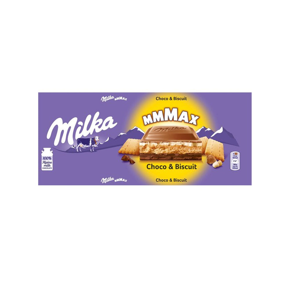Milka Mmmax Choco & Biscuit 300gm - Snapcart.pk