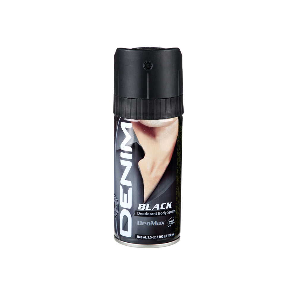Denim Black Bodyspray 150ml - Snapcart.pk