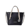 GUESS Delaney Mini Tote – Black | Sleek & Compact Crossbody – VY669305