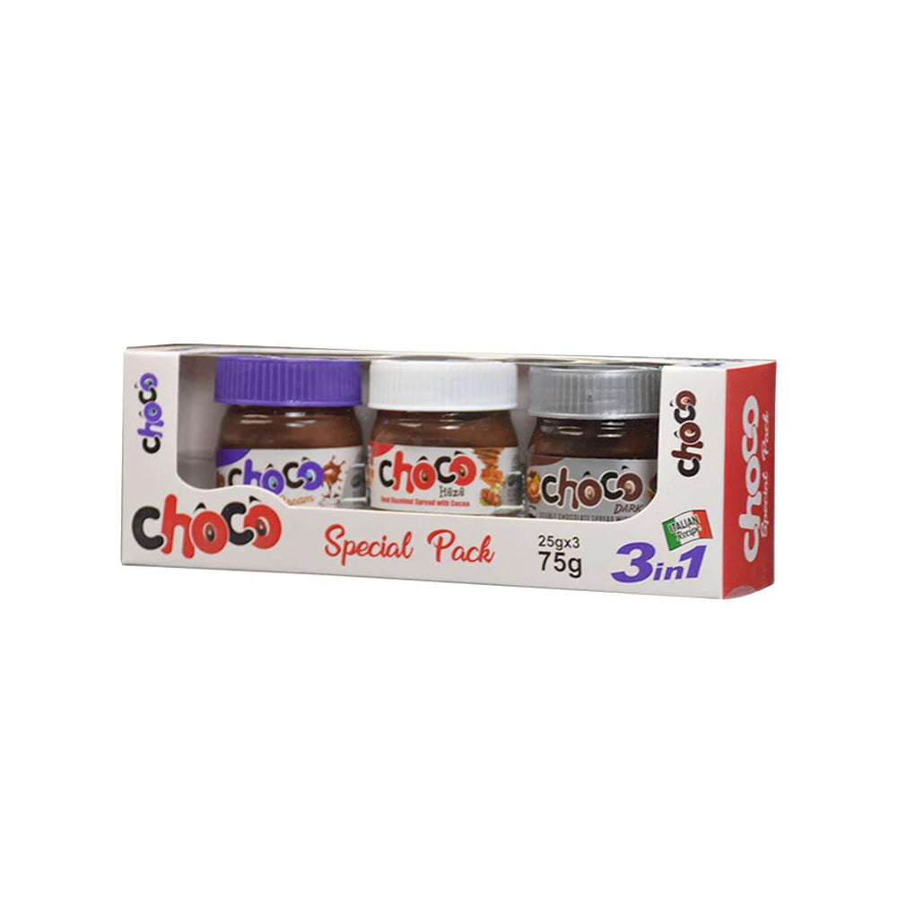 Milkyz Food Choco Spread 3in1 Special Pack 25gx3 - Snapcart.pk