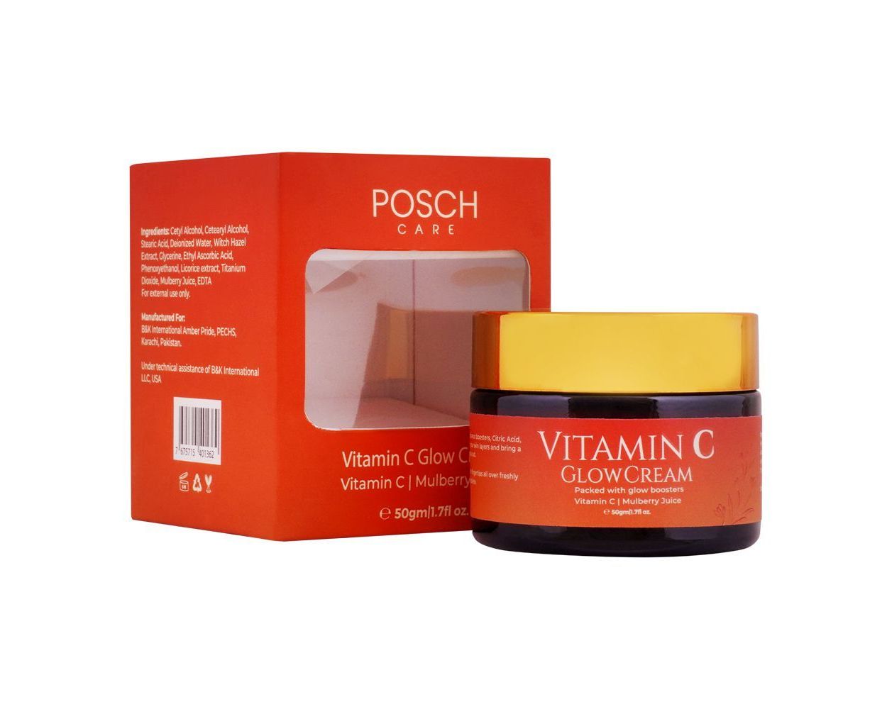 Posch Care Vitamin C Glow Cream 50G