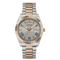 Guess Connoisseur Two-tone Stainless Steel Grey Dial Quartz Watch for Gents - GW0265G13