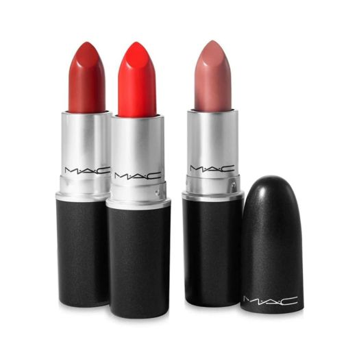 MAC 3 Piece Frosted Firework Sleigh All Day Lipstick Set