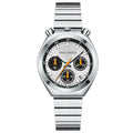 Mini Focus Silver Stainless Steel Silver Dial Chronograph Quartz Watch for Gents - MF0491L-01