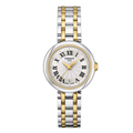 Tissot Classic Traditional Two-tone Stainless Steel White Dial Quartz Watch for Ladies - T126.010.22.013.00