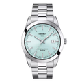 Tissot Classic Contemporary Silver Stainless Steel Ice Blue Dial Automatic Watch for Gents - T127.407.11.351.00