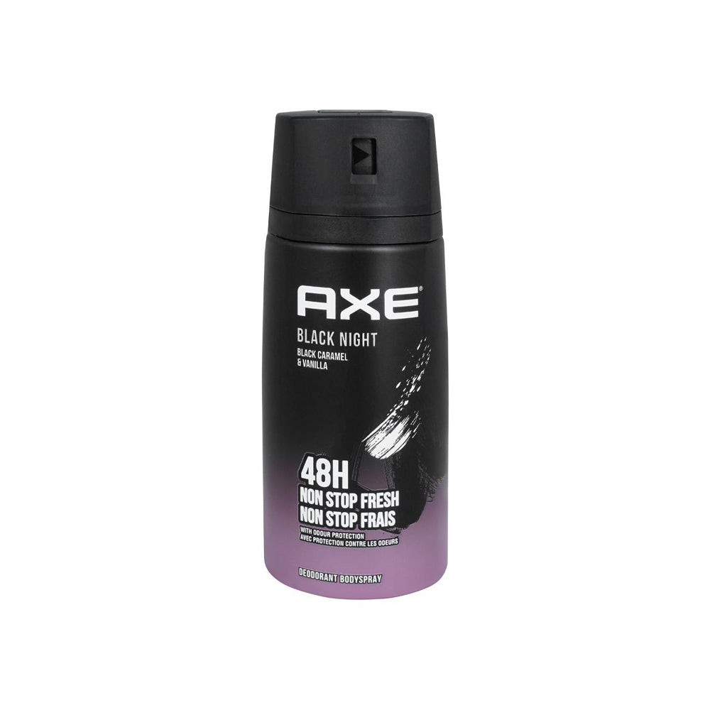Axe Black Night Black Caramel & Vanilla Body Spray 150ml - Snapcart.pk