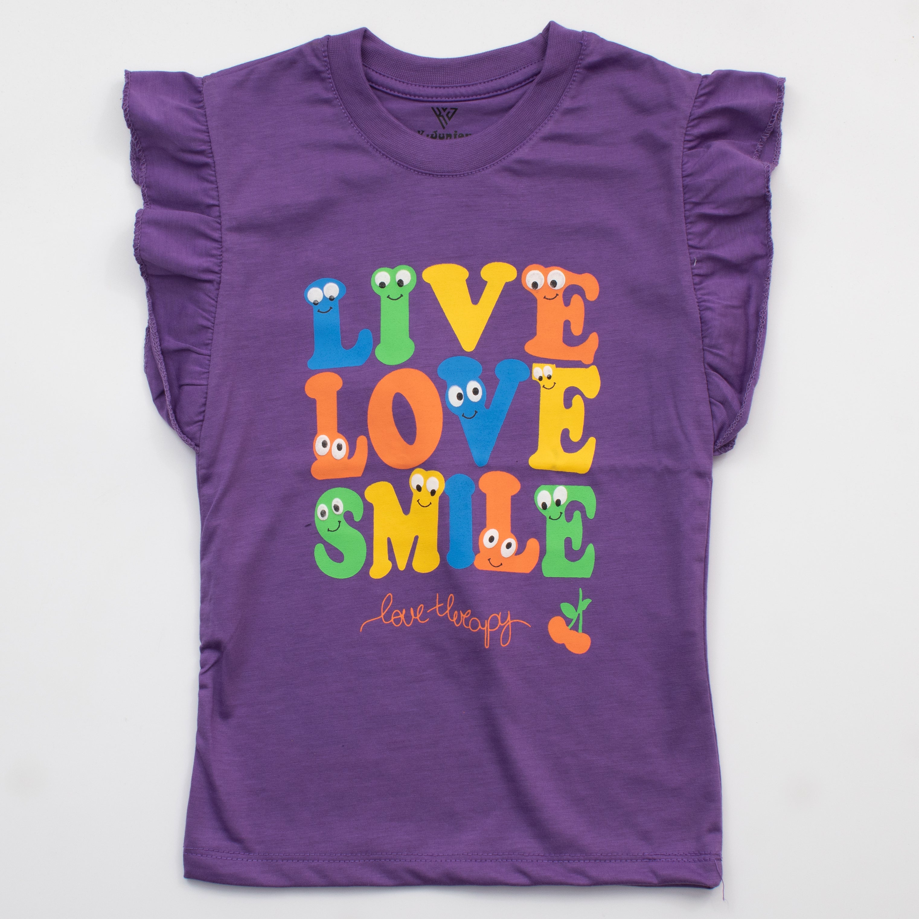 Kjunction Girls H/S T Shirt Code - ( Smile )