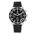 Tommy Hilfiger Black Leather Strap Black Dial Chronograph Quartz Watch for Gents - Tommy Hilfiger 1792162