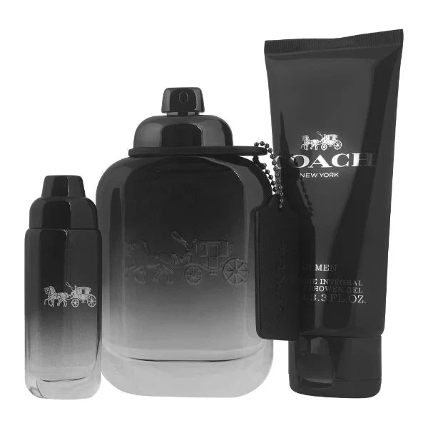 Coach M Coffee Eau De Toilette For Him Set - 100ml + 100ml SG + 15ml EDT