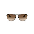 Ray-Ban New Caravan Gold Brown Gradient Square Sunglasses – RB3610 9139/13 (58-15)