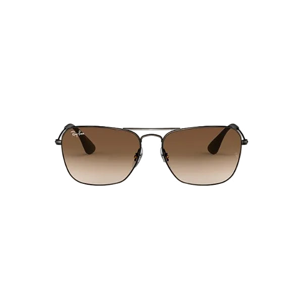 Ray-Ban New Caravan Gold Brown Gradient Square Sunglasses – RB3610 9139/13 (58-15)