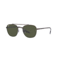 Ray-Ban Gunmetal Green Classic Square Metal Sunglasses – RB3688 004/31 (55-19-145)