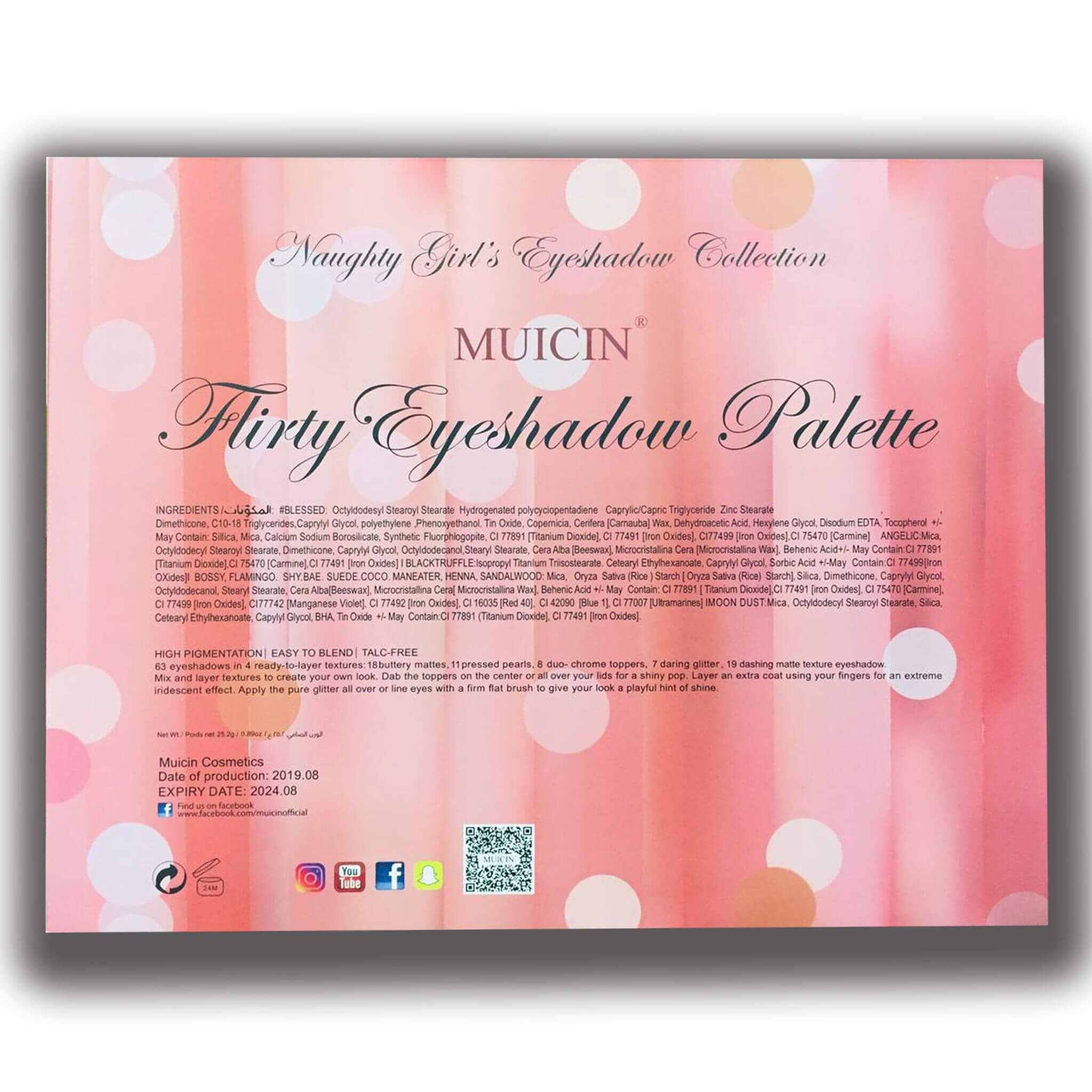 MUICIN - Flirty Eyeshadow Palette - My Store