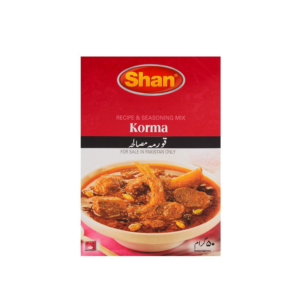 Shan Korma Masala 50x4s - Snapcart.pk
