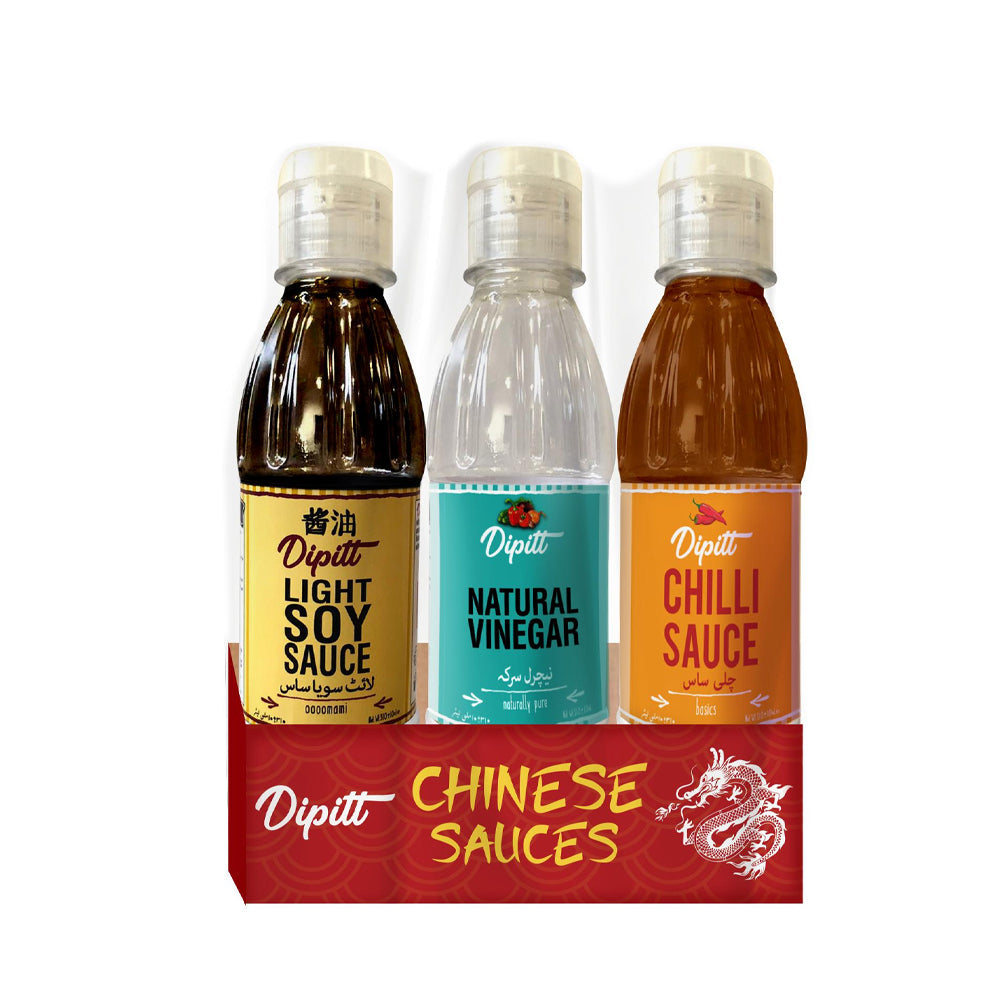 Dipitt Chinese Sauces Trio Pack 900ml - Snapcart.pk