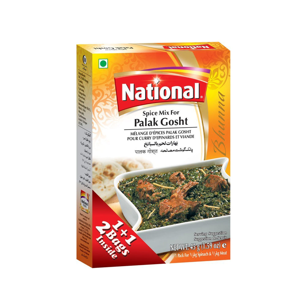 Shan Palak Gosht Masala 45g - Snapcart.pk