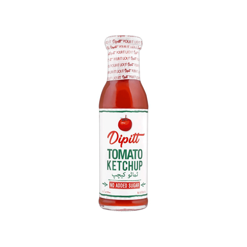 Dipitt Tomato Ketchup Less Sugar 320g - Snapcart.pk