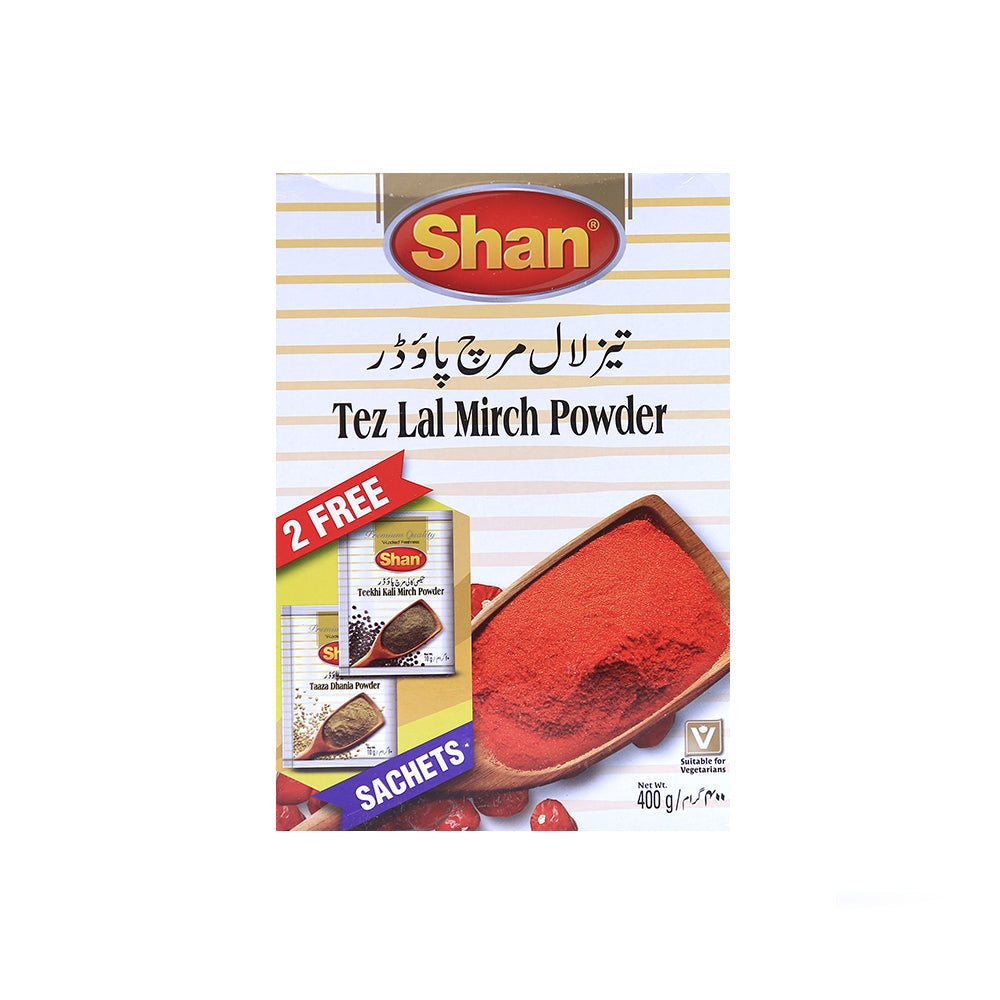 Shan Tez Lal Mirch Powder 360g - Snapcart.pk