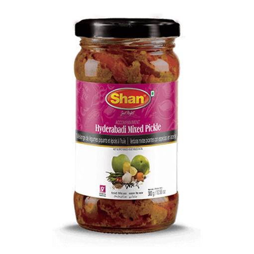 Shan Pickle Hyderabadi Mixed 300g - Snapcart.pk