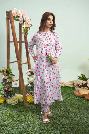 Dhaga Stitched 2 Piece Lawn Collection'2025-Matching separate 0041