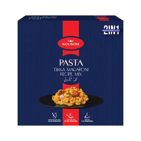 Kolson New Pasta Recipe Pack Tikka Macaroni 250g