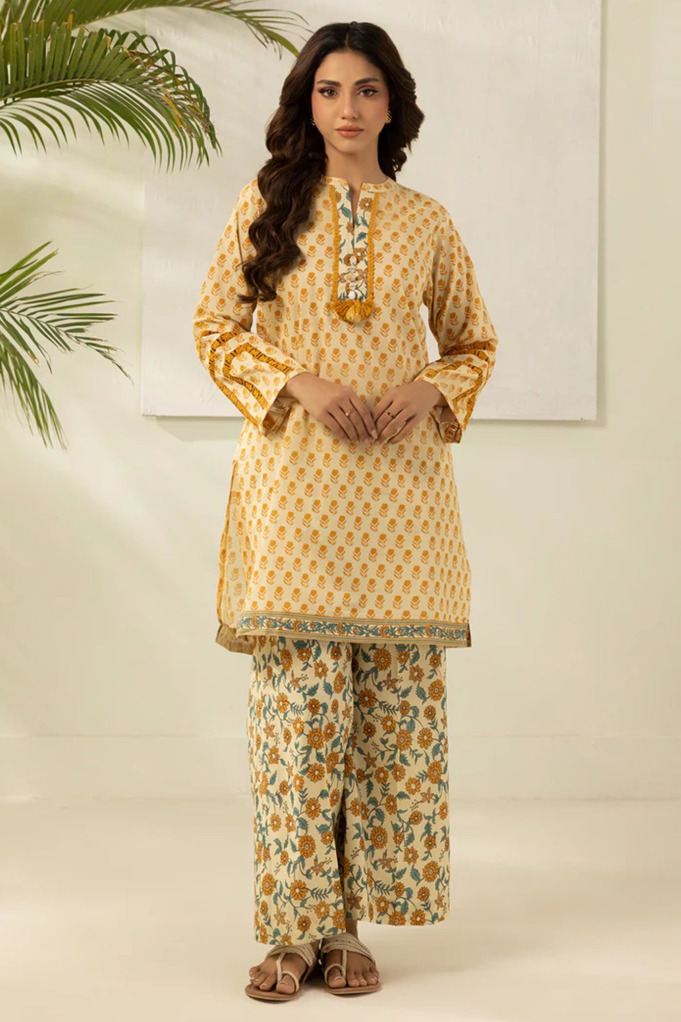 Zellbury Unstitched 2 Piece Lawn Vol-03 Suit-WUS26X20404