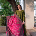 Tng By Md Odhni Collection-Manzil Odhni (Hot Pink)