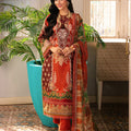 Asim Jofa Aira & Asra Pret Ajarp-14 Printed Dobby Stitched 3 Pcs