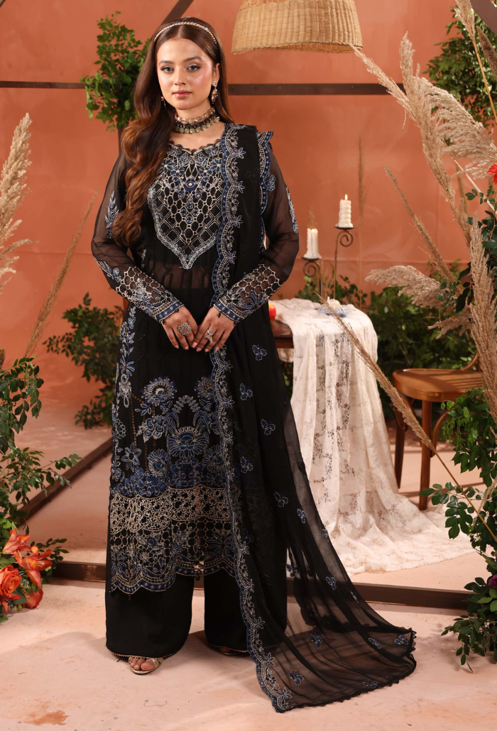 Heer By Humdum Stitched 3 Piece Formals Vol-02 Suit-D10