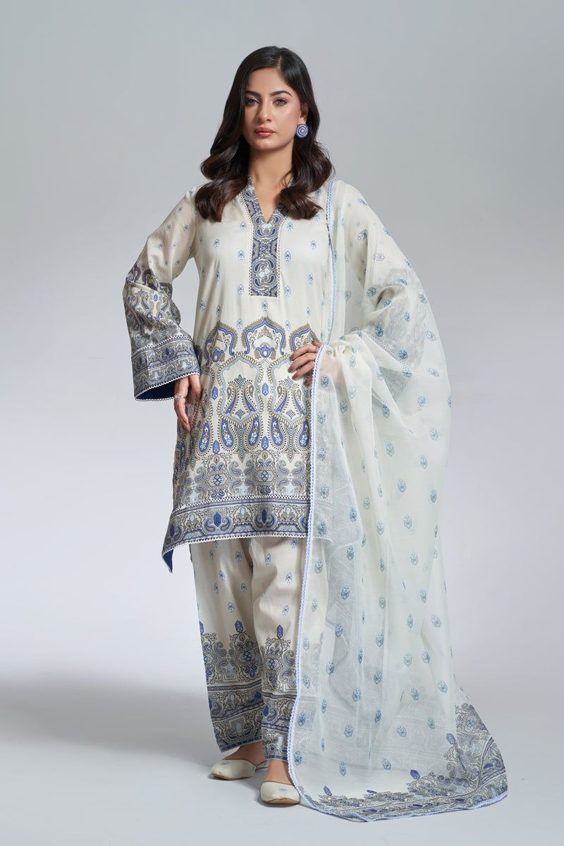 The Affordables By Mariam Malik Unstitched 3 Piece Digital Printed Lawn Collection'2025-Pearl Muse