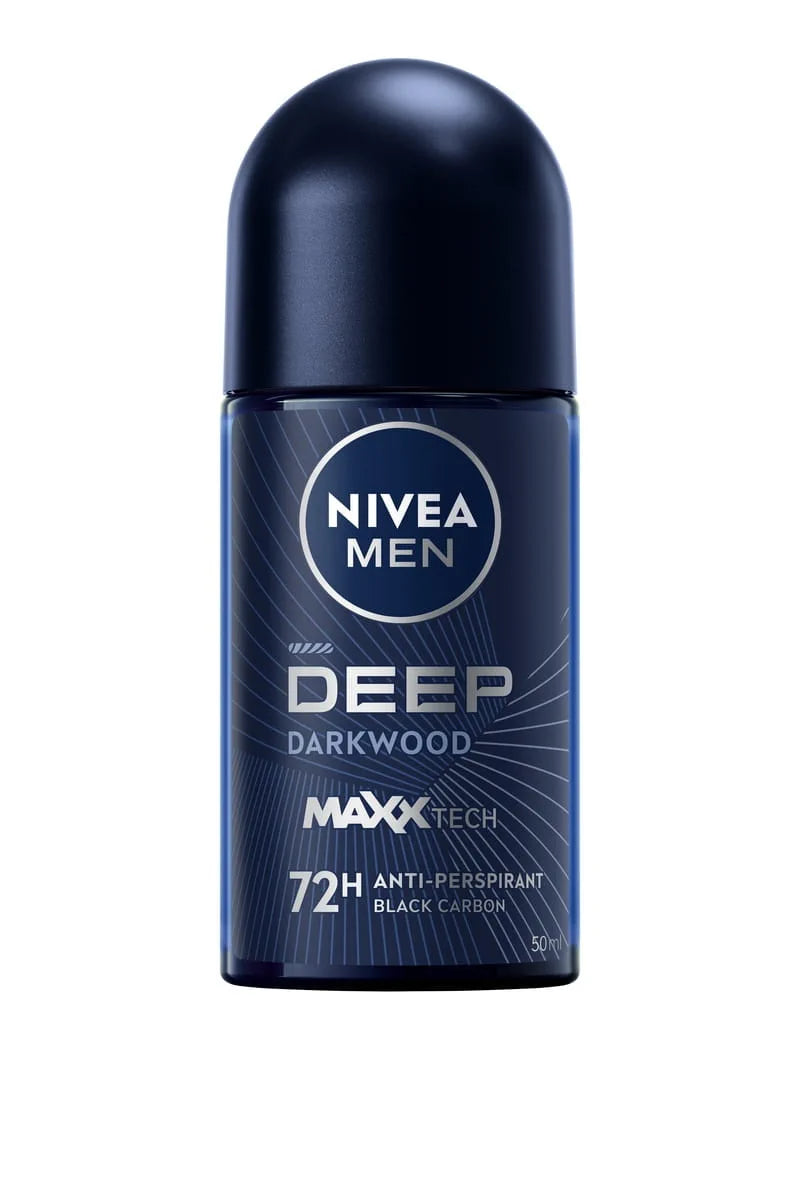Nivea - Deodorant Roll On Men Deep Dark Wood - 25Ml