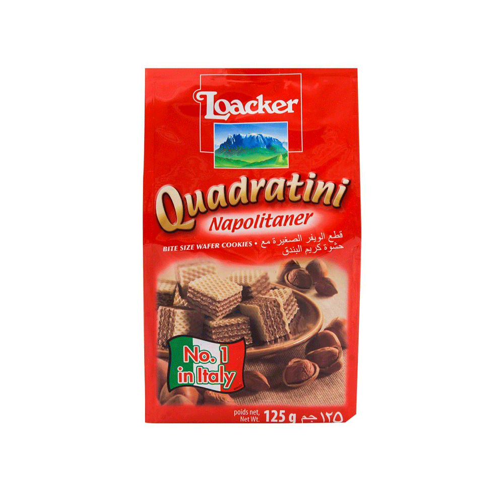 Loacker Quadratini Napolitaner 125g - Snapcart.pk