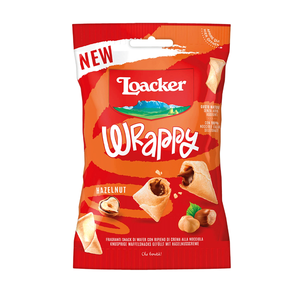 Loacker Wrappy Hazelnut 50g