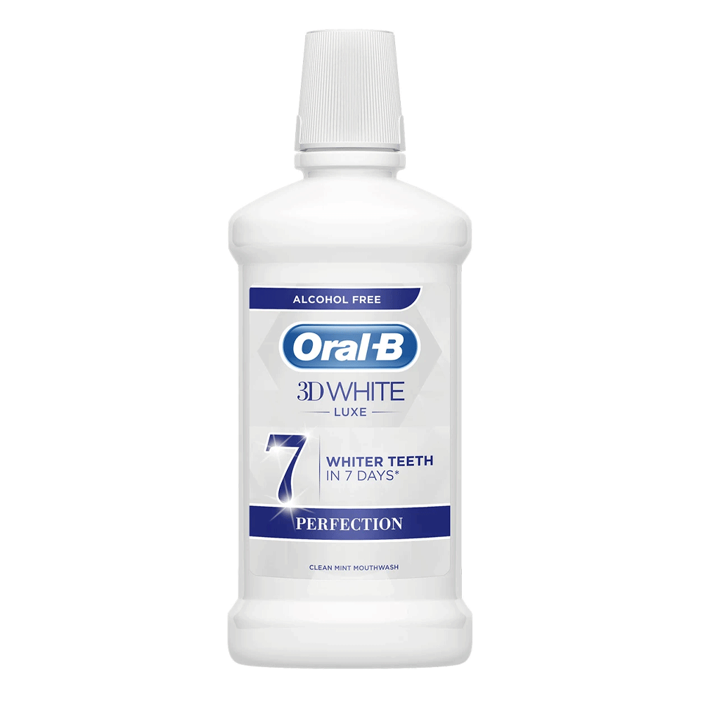 Oral B 3D White Luxe Perfection Mouthwash 500ml