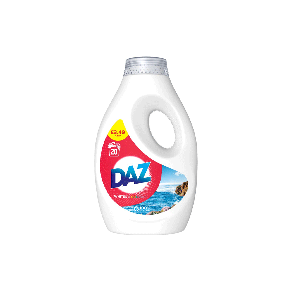 Daz Whites & Colours Washing Liquid Bottle 700ml - Snapcart.pk
